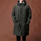 Buckled-hood Parka