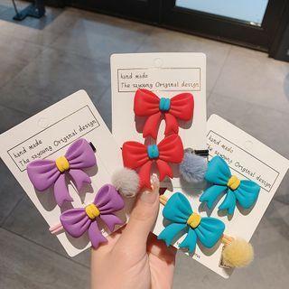 Set: Ribbon Bow Hair Tie