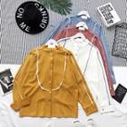 Color-block Stand-collar Loose-fit Long-sleeve Chiffon Blouse