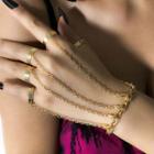 Metallic Hand Chain Bracelet