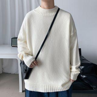 Long Sleeve Turtleneck Plain Sweater