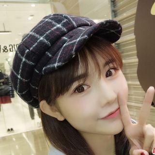 Plaid Newsboy Cap
