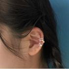 Sun & Star Sterling Silver Cuff Earring