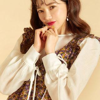 String-detail Blouse