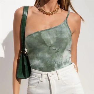 Tie Dye One-shoulder Camisole Top