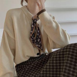 Floral Tie Cardigan