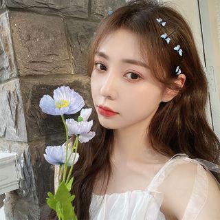 Butterfly Hair Pin 4 Pcs - Hair Pin - Butterfly - Light Blue - One Size