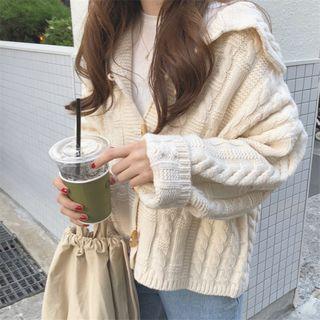 Toggle Cardigan Almond - One Size