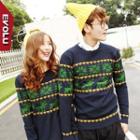 Nordic Print Couple Sweater