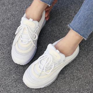Patterned Sporty Sneakers