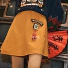 Mahjong Tasseled Mini A-line Skirt