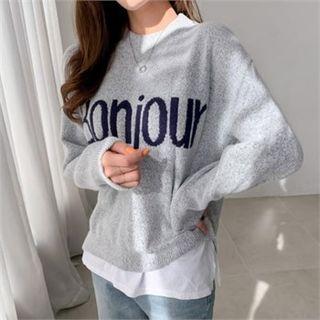 Bonjour Crew-neck Sweater