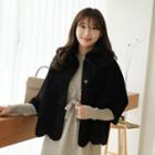 Faux-fur Collar Fleece Jacket