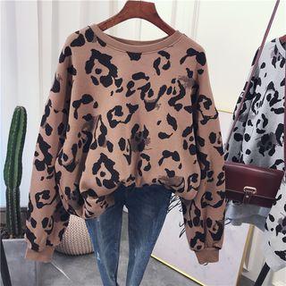 Leopard Patterned Sweatshirt
