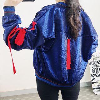 Strapped Bomber Jacket