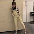 Plain Pocketed Jumpsuit