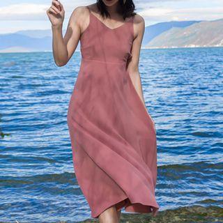Tie-back A-line Sundress