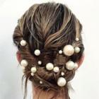 Wedding Faux Pearl Hair Stick Set Of 18 - As Shown In Figure - One Size