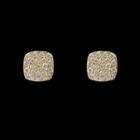Sterling Silver Cz Stud Earring B217 - 1 Pr - Silver - One Size