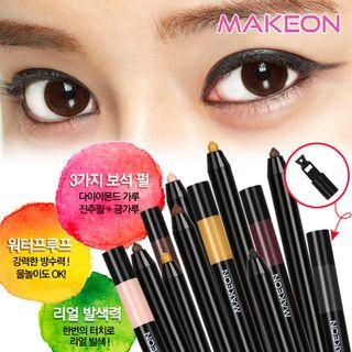 Tosowoong - Auto Twister Jewelry Eyeliner (#03 Jewelry Pearl Black)