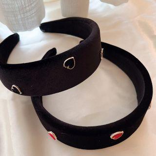 Heart Pendant Headband