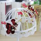 Bridal Flower Faux Pearl Headband