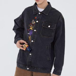 Cartoon Denim Jacket
