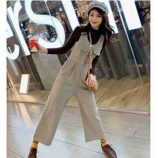 Crop Sleeveless Jumpsuit