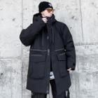 Hood Zip-up Down Coat