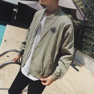 Cat Embroidered Jacket