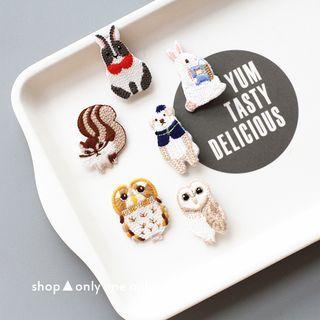 Animal Brooch / Applique Patch (various Designs)
