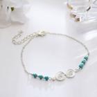 Turquoise Spiral Anklet