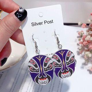 Beijing Opera Mask Drop Earring