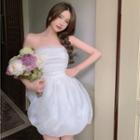 Strapless A-line Dress White - One Size