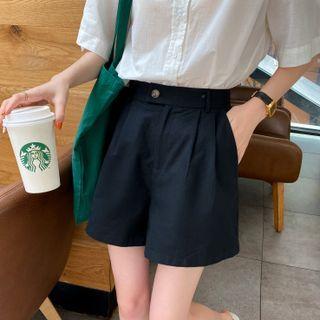 High-waist Wide-leg Dress Shorts In 5 Colors