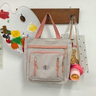 Zip Crossbody Tote Bag