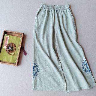 Traditional Chinese Wide-leg Pants