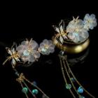 Traditional Chinese Flower Hair Clip / Necklace / Earring / Set