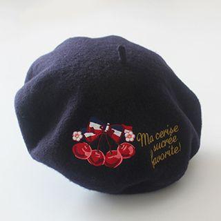 Embroidered Beret