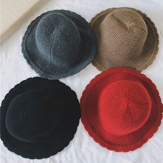Scalloped-edge Bucket Hat