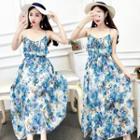 Spaghetti-strap Printed Sundress
