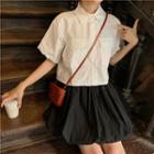 Short-sleeve Pocket T-shirt / Plain Skirt