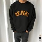 Letter-appliqu  Loose-fit Sweatshirt