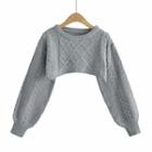 Crop Sweater Gray - One Size