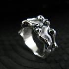 Embossed Sterling Silver Ring