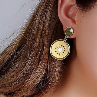 Kiwi Drop Earring