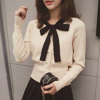Bow Neck Cardigan