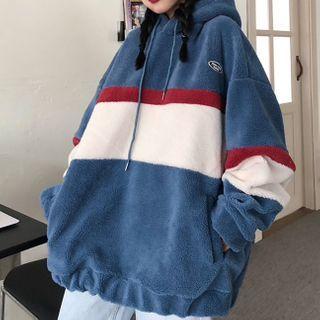 Fleece Two-tone Hoodie