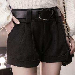 Plain Wool Skort