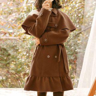 Trench Coat With Cape